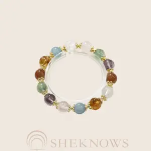 Natural Colorful Multi-Treasure Crystal Beads Crystal Bracelet
