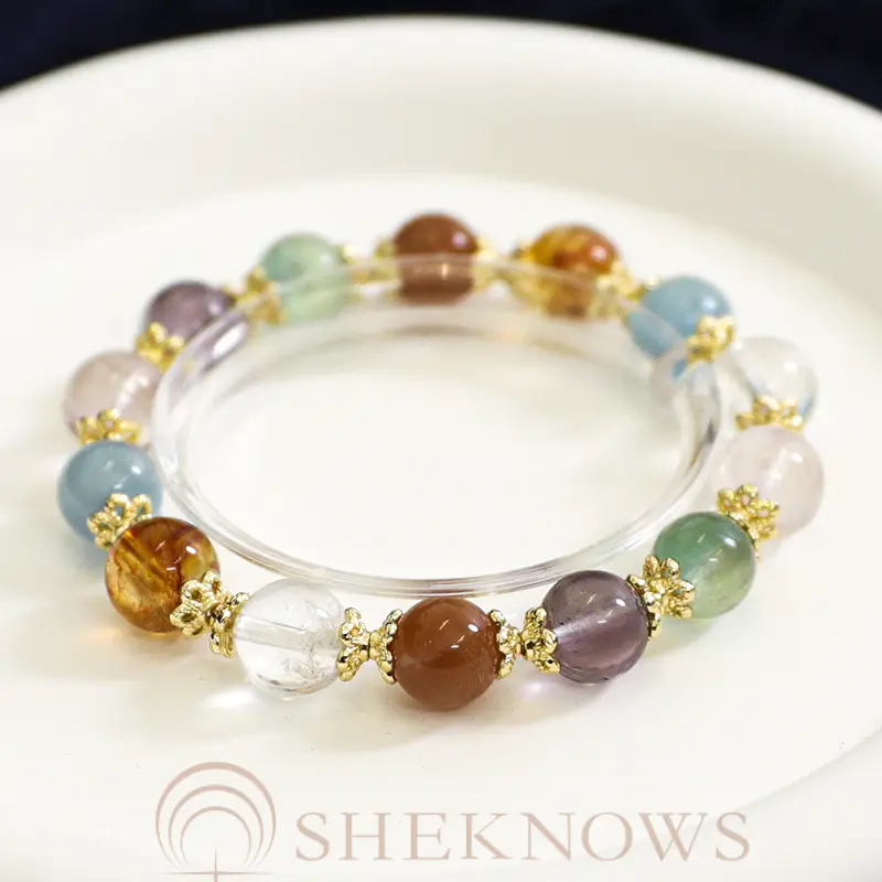 Natural Colorful Multi-Treasure Crystal Beads Crystal Bracelet - Image 2