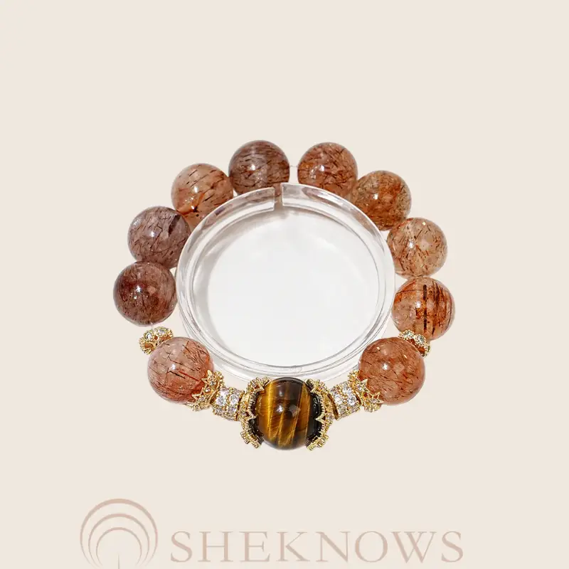 Natural crystal bracelet for smooth career/removing negative energy