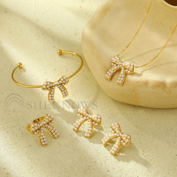 Summer Pearl Bow Jewelry Midsummer Night's Dream Series