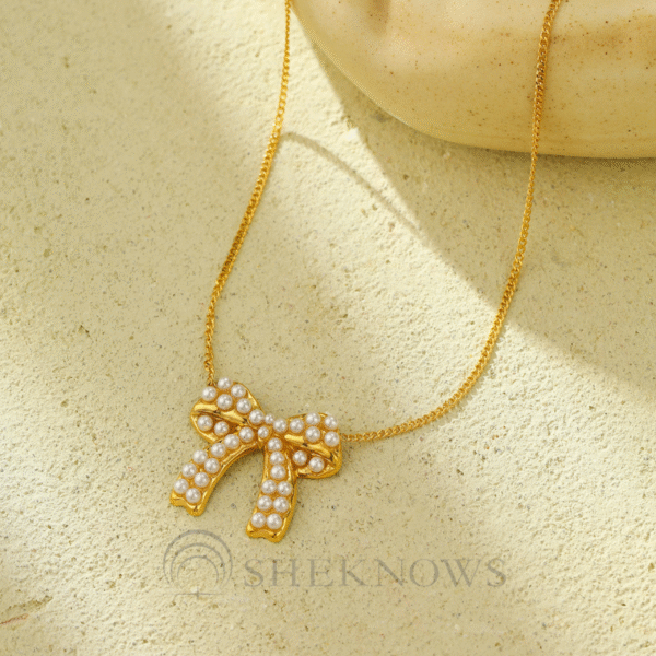 Summer Pearl Bow Jewelry Midsummer Night's Dream Series - Image 5
