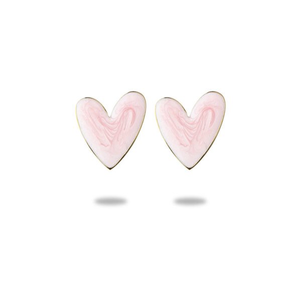 Summer colorful heart design earrings - Image 3