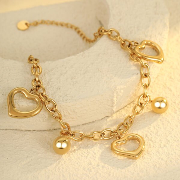 Tassel Bracelet High-grade Love Small Ball Pendant Bracelet - Image 4