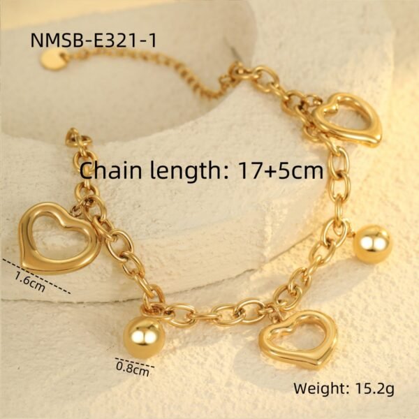 Tassel Bracelet High-grade Love Small Ball Pendant Bracelet - Image 5